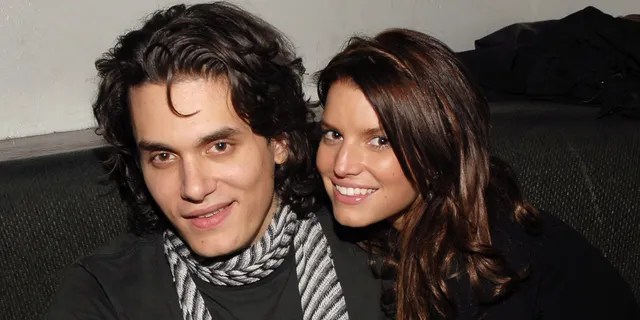 John Mayer and Jessica Simpson at the Stereo in New York City, New York (Photo by Kevin Mazur/WireImage)