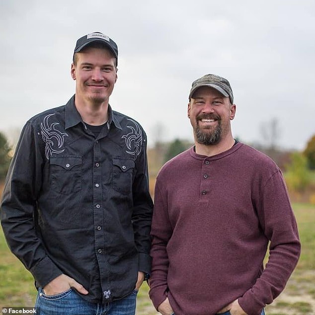 Kevin Amundson (left) has always been close to his family, including his father, Dave (right), but he couldn't bring himself to talk to anyone about depression until after his suicide attempt